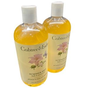 NWT! CRABTREE & EVELYN SUMMER HILL Bath & Shower Gel 16.9 Oz.